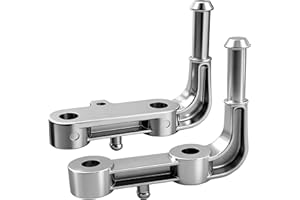 TELFAIR Exhaust Bracket Muffler Support Assembly - Compatible with 2019-2025 Ram 1500 -Left & Right Side- Replaces 68395841AA & 68275662AB - Heavy-Duty Aluminum Alloy