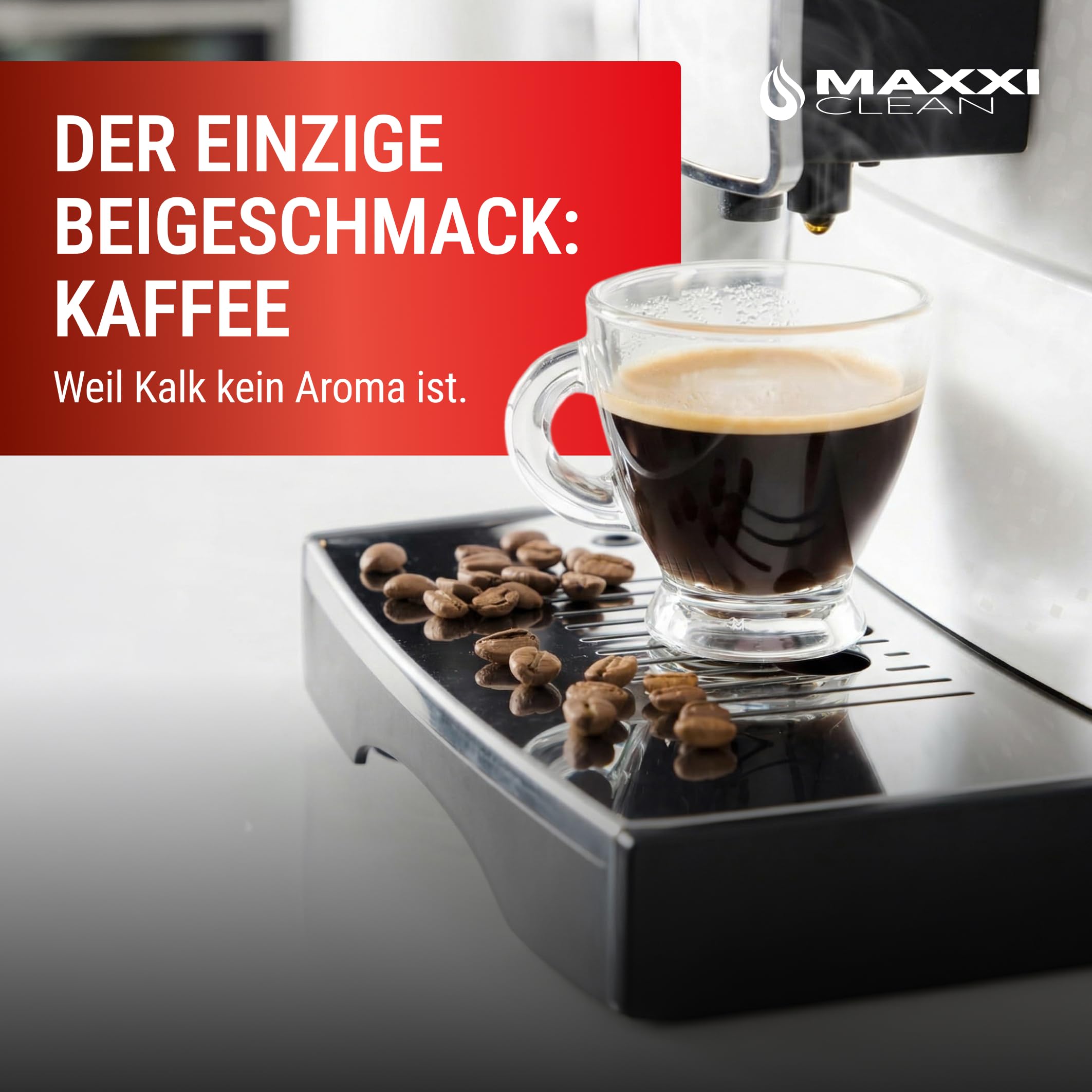 Maxxi Clean | 1x 750 ml Universal Entkalker Konzentrat für Kaffeemaschinen & Kaffeevollautomaten aller Typen | für 6 Entkalkungsvorgänge | universelle Gerätereinigung gegen Kalk und Verschmutzungen 6