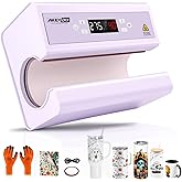 AKEYDIY Auto Tumbler Heat Press Machine 30OZ Mug Press Automatic Press & Release, Temp & Time Setting, Cup Transfer Machine for 11-30OZ Ceramic, Glass, w/Sublimation Papers, Heat Tape & Gloves