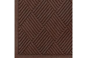 M+A Matting - 221520035 WaterHog Fashion Diamond-Pattern Commercial Grade Entrance Mat, Indoor/Outdoor Medium Brown Floor Mat 5' Length x 3' Width, Dark Brown by