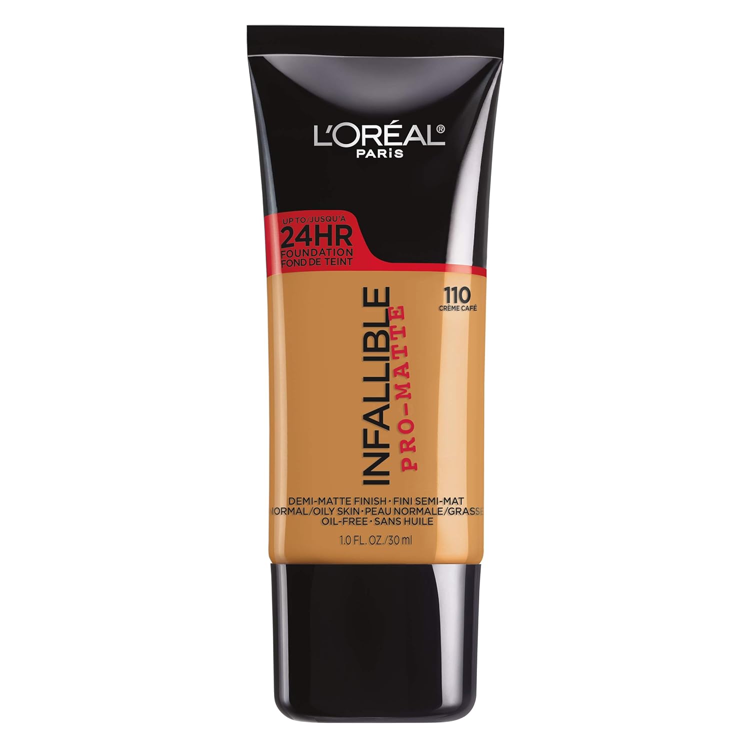 L'Oréal Paris Infallible Pro-Matte Liquid Longwear Foundation, Créme Café, 1 fl. oz.