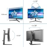 Philips Evnia 27M2N5500 27 inch QHD 180 Hz FreeSync Premium G-Sync HDR400 view 5