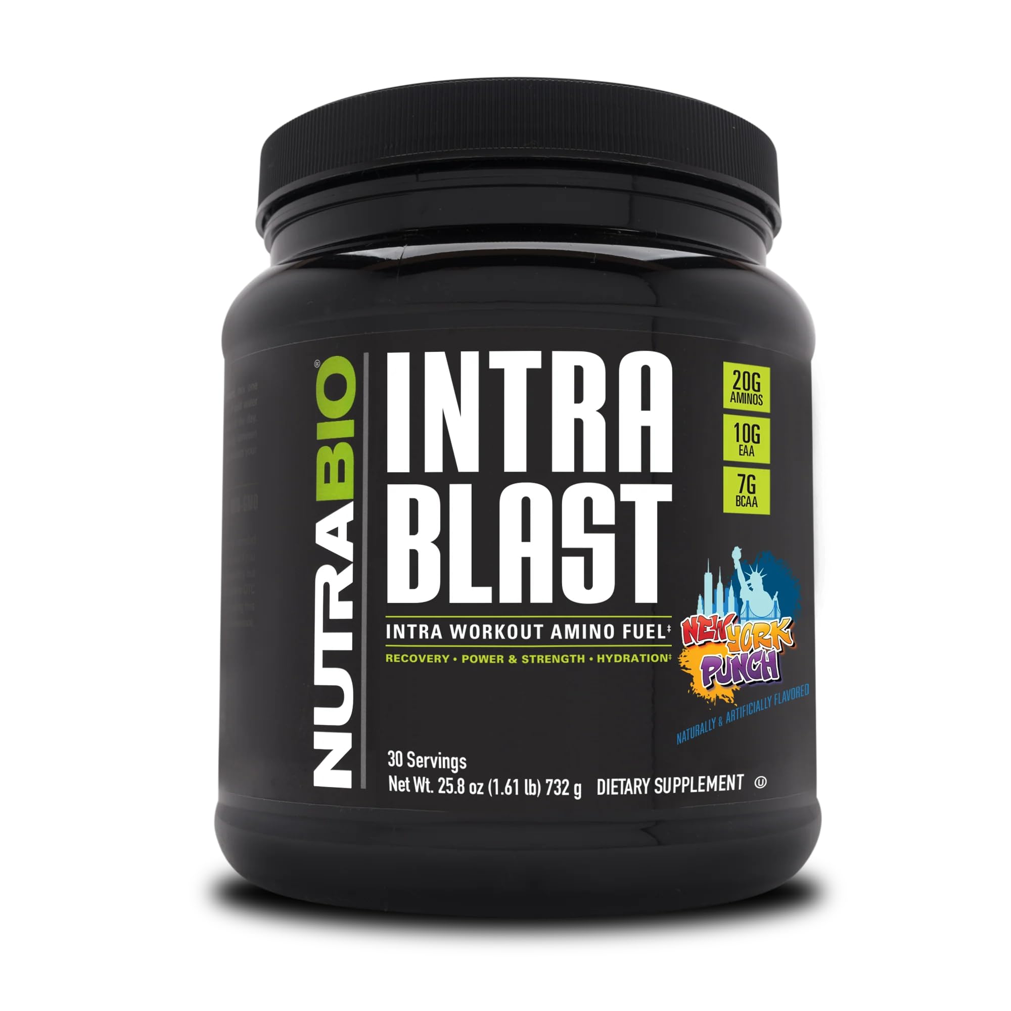 NutraBio Intra Blast Bcaa Powder Amino Acid