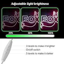 Fox Cute LED Neon Sign For Home Bedrooms Children's