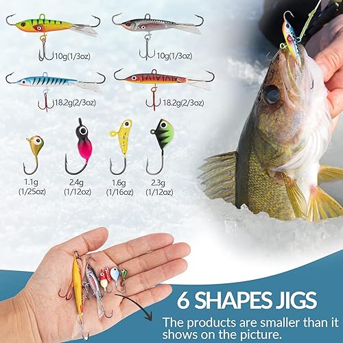 Catch Crappie Best Panfish Ice Fishing Lures THKFISH Ice Fishing
