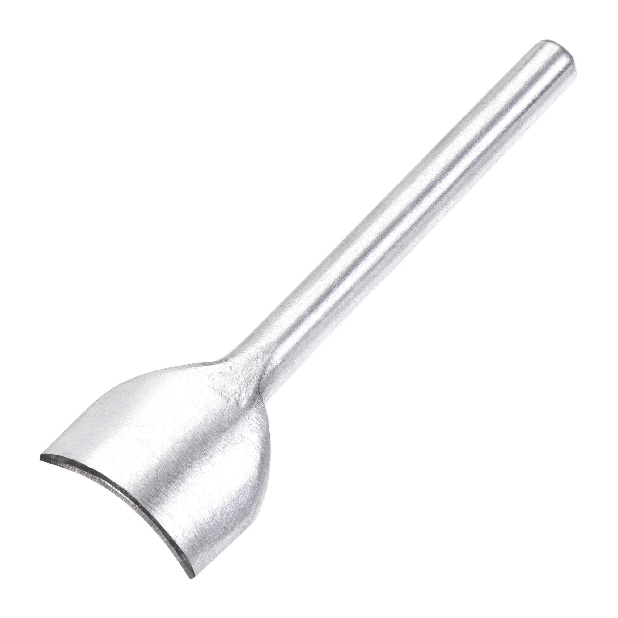 sourcing map Arc-Shaped Leather Cutter Punch 25mm Strap End Punch Tool for Crafting Strap Belt Wallet and Bag