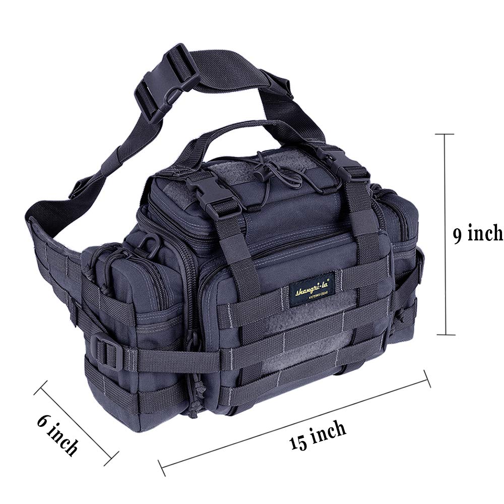 SHANGRILA Tactical Assault Gear Sling Pack Range Bag Hiking Fanny Pack