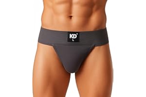 KNK Regent Men’s Cotton Gym Supporter Jockstrap | 100% Cotton | 3” Waistband | Back Covered
