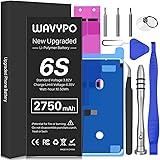 2750mAh Battery for iPhone 6S, Upgraded Wavypo 2021 High Capacity New 0 Cycle Battery Replacement for iPhone 6S A1633 A1688 A