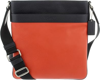 Amazon Coach コーチ メンズ ショルダーバッグ F Org バワリー クロスボディー スマート レザー オレンジ 並行輸入品 ショルダーバッグ