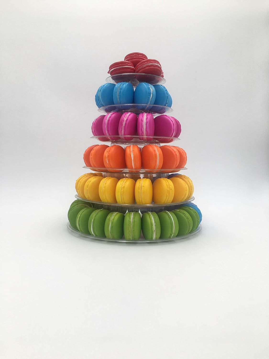 Assiettes Et Plats De Service Vaisselle Et Plats De Service Napravi Rs Candora 6 Couches Ronde Macaron Tour Support A Gateau Macaron Affichage Rack Pour Mariage Anniversaire Dessert Support Assiette A Gateau