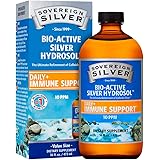 Sovereign Silver Bio-Active Silver Hydrosol for Immune Support - Colloidal Silver - 10 ppm, 16oz (473mL) - Economy Size