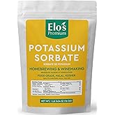 Potassium Sorbate (1LB/ 452g) by Elo’s Premium, Food Grade Great for Winemaking, Cooking and General Use, Packaged In Canada,