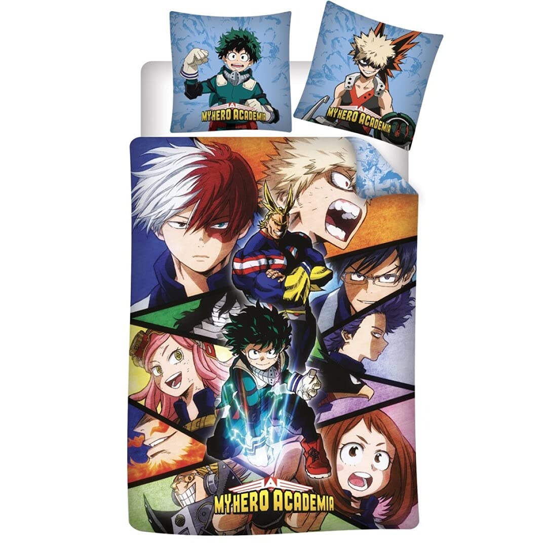 My Hero Academia Reversible Bedding Set - Duvet Cover 140 x 200 cm + Pillowcase 63 x 63 cm