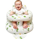 EXBEPE Thickened Inflatable Baby Seat, Sit Me Up Floor Seat for Babies 3-36 Months with Tray, Sitting Support Infant Chair, Built in Air Pump