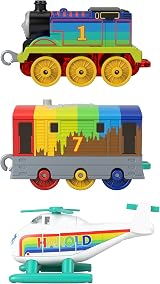 Thomas & Friends HDK12 Thomas Toby Harold Rainbow Train Helicopter Set Ages 3+ view 3