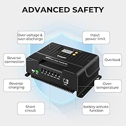 BougeRV MPPT Solar Charge Controller 60A, w/ Remote