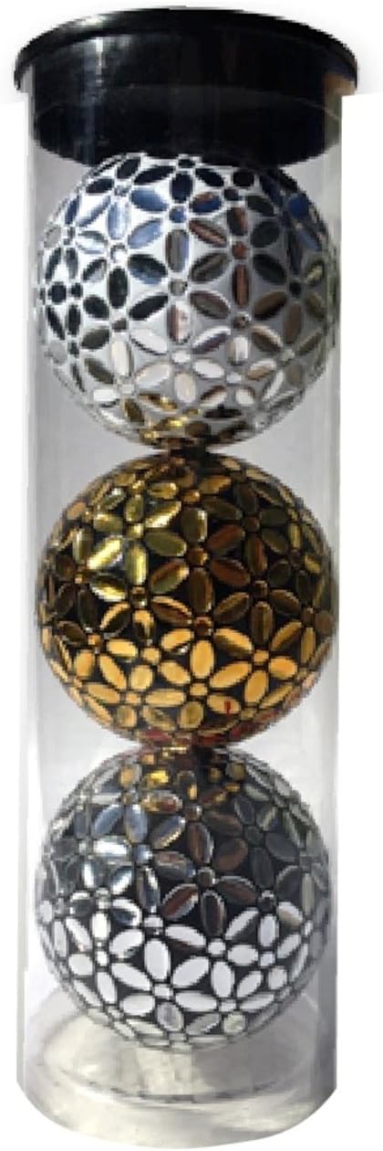 Varick Golf VB-CT Tube of Golf Balls in Classic Colors, Silver/White/Gold/Black