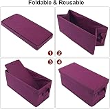 UENTIP CD Storage Boxes Pack of 2 13.2 x 5.9 x 5.3 Black view 3