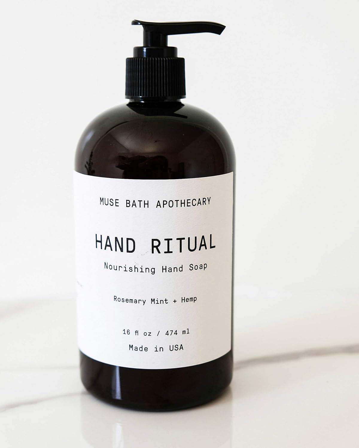 Muse Bath Apothecary Hand Ritual - Aromatic and Nourishing Hand Soap, 16 oz, Infused with Natural Essential Oils - Aloe + Eucalyptus + Lavender, 2 Pack : Beauty