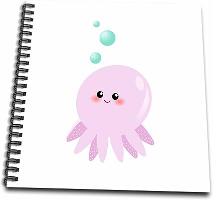 Amazoncom 3drose Db1129442 Cute Pink Octopus Cartoon