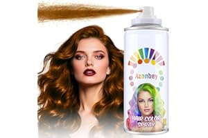 Dark Brown Hair Spray,Temporary Hair Color Wax,Azonbey Hair Wax Dye Pomades,Washable Hair Coloring Natural Hair Strong Style Gel Cream Hair Dye for Party,Hollowen,Cosplay. (Dark Brown, 120ml)