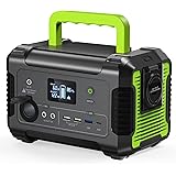 PAXCESS Portable Power Station 200W, 230Wh/62400mAh Emergency Backup Lithium Battery, 110V Pure Sine Wave AC Outlet, QC 3.0, 