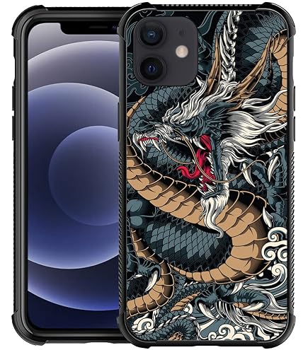 Funda Para IPhone 11 Con Diseño De Dragón Líquido - TPU Suave, Protector De Cámara - Dorado
