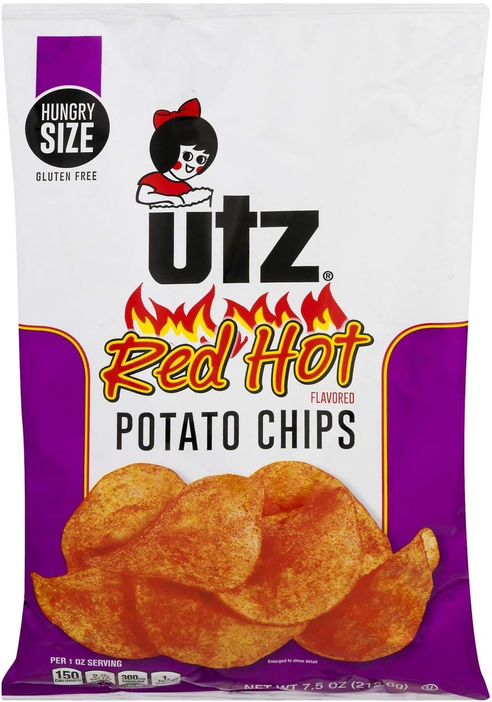 Utz Red Hot Chip 7.5 Ounce (14 Count)