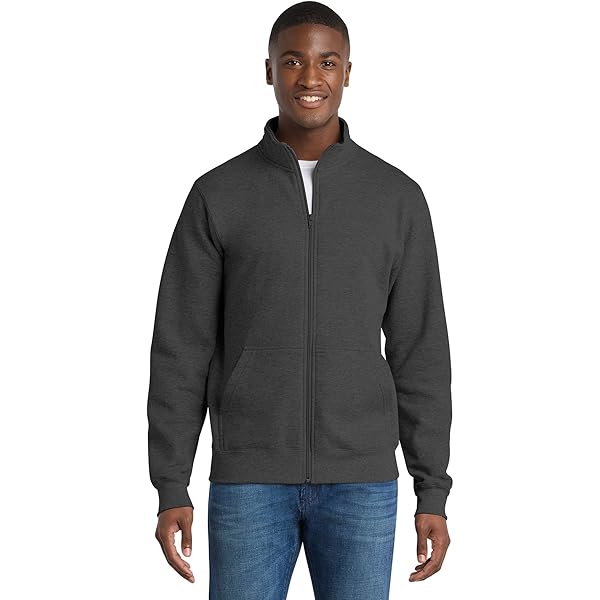Port & Company ® Core Fleece Cadet Full-Zip Sweatshirt PC78FZ M