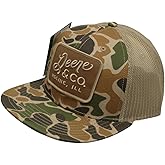 John Deere Men's Camo Deere Script Patch Hat/Cap