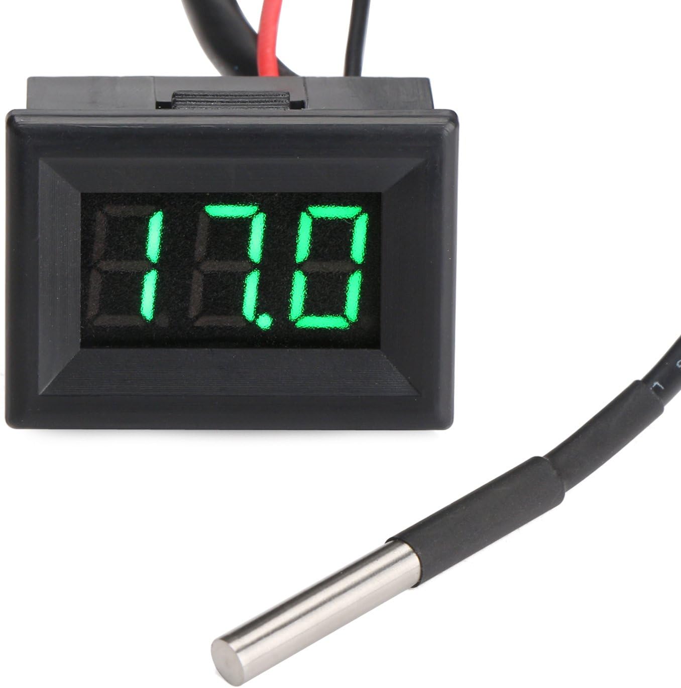 Digital Temperature Display Panel, DROK 55125℃ Thermometer Pool Aquarium Baby Bath Water Room