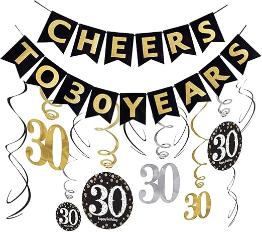 Amazon Com 30th Birthday Decorations Kit Already Assembled