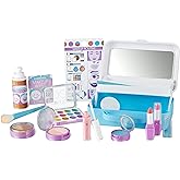 Melissa & Doug Love Your Look Pretend Makeup Kit Play Set – 16 Pieces for Mess-Free Pretend Play (Does NOT Contain Real Cosme