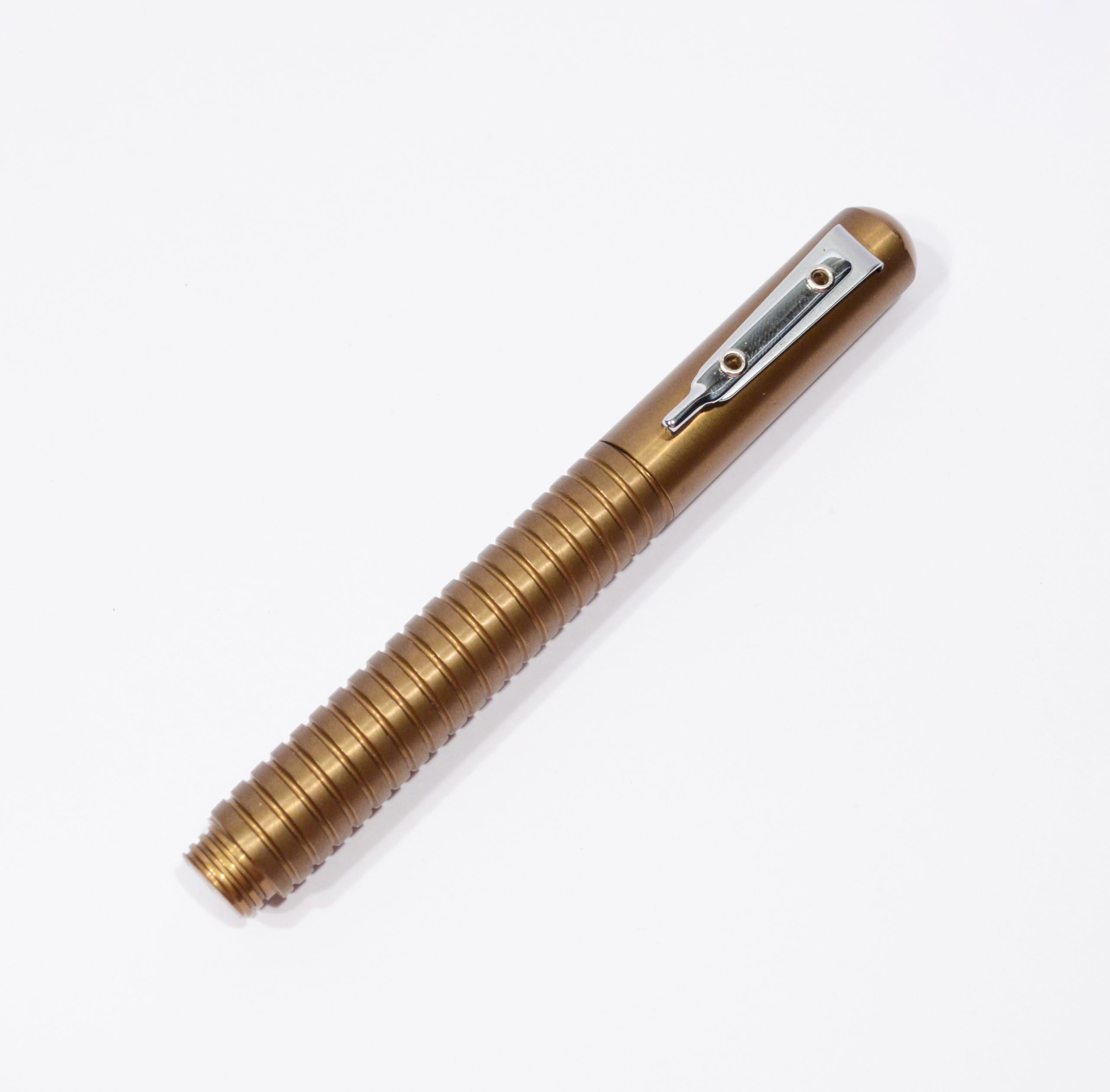 Giuliano Mazzuoli Officina Mini Thread Bronze Ballpoint Pen (PO1MN05B)