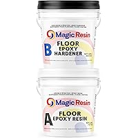 Magic Resin Clear Floor Epoxy Resin for Garages, Basements, Warehouses, Retail Stores and More | Highly Durable Resistant to 