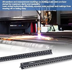 Engineer Scale Ruler, Imperial Measurements