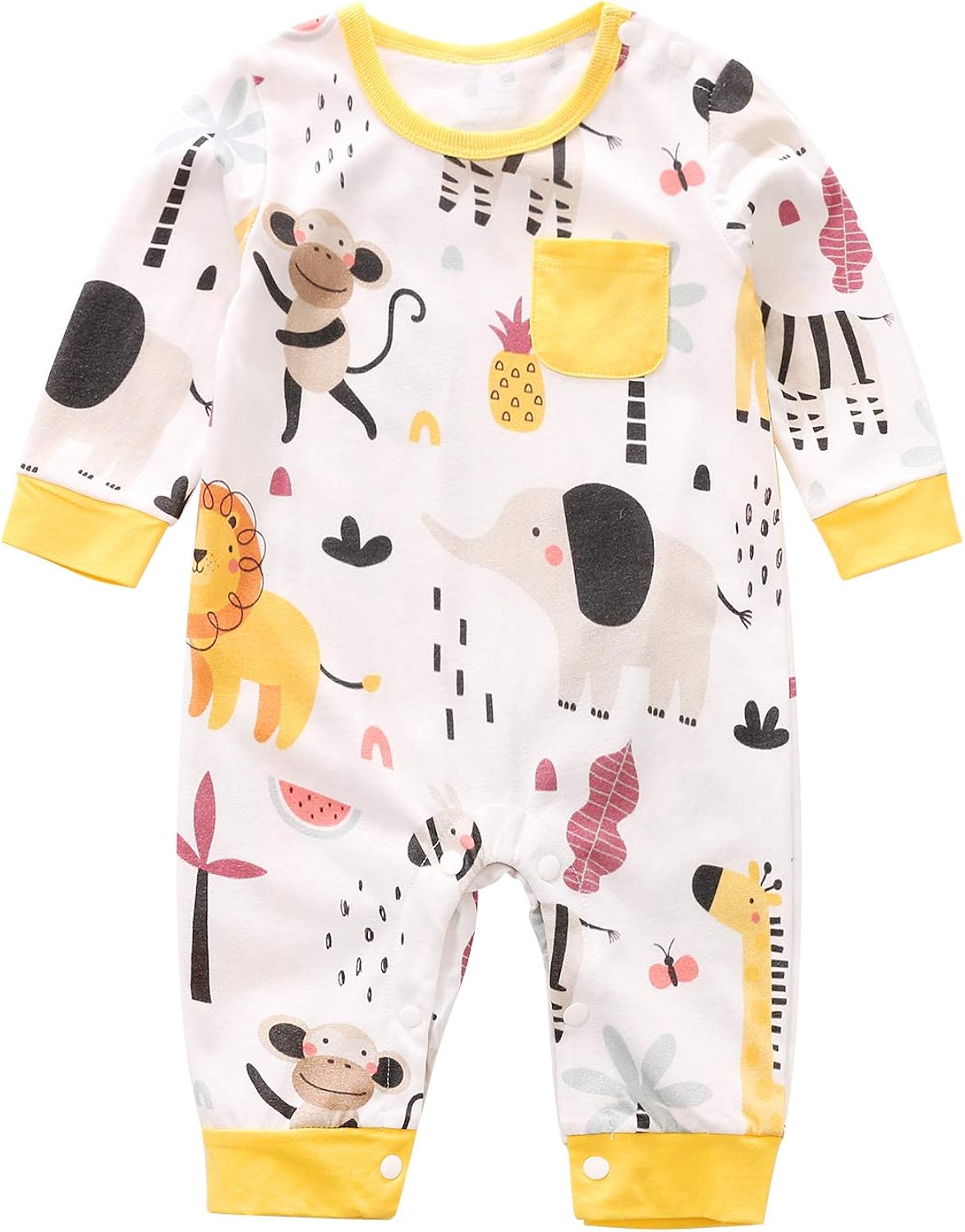 animal print romper baby