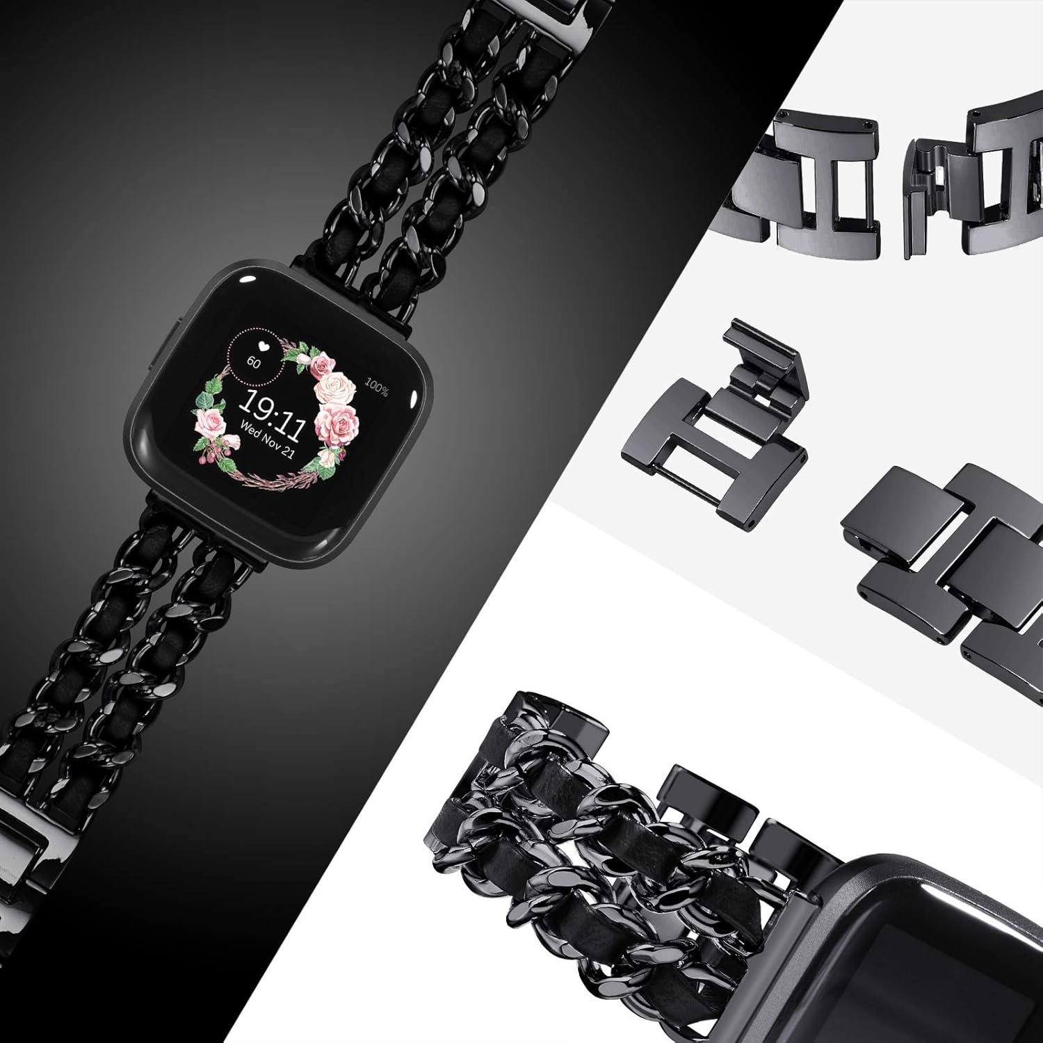 KADES Compatible with Fitbit Versa 2 strap - Image 4