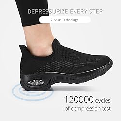 STQ Womens Slip on Walking Shoes Air-Cushion