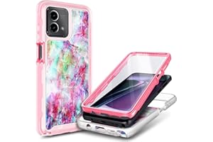 NZND Designed for Motorola Moto G Stylus 5G (2023) Case with [Built-in Screen Protector], [16FT Military Grade Drop Tested] Full-Body Protective Shockproof Bumper Cover Case (Fantasy)