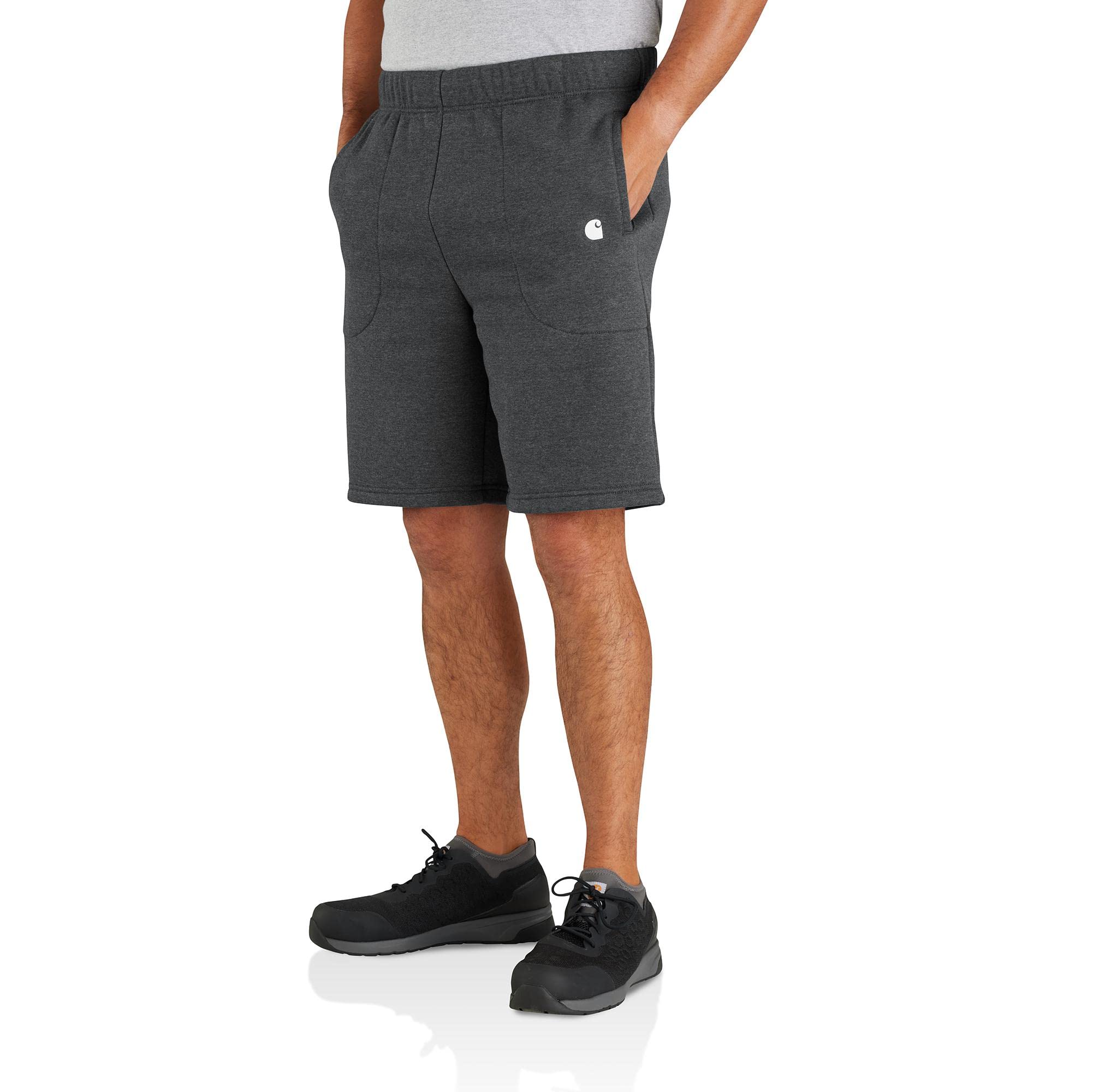 Photo 1 of Carhartt Relaxed Fit Midweight Fleece Short Carbon Heather xl 
