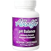 Alkalife pH Balance Tablets | The First Patented Tablets That Neutralize Acid & Balance pH for Immune Support, Peak Performance, Detox, Overall Wellness – 90 Pieces