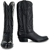 Soto Boots Mens Classic Round Toe Cowboy Boots H7001