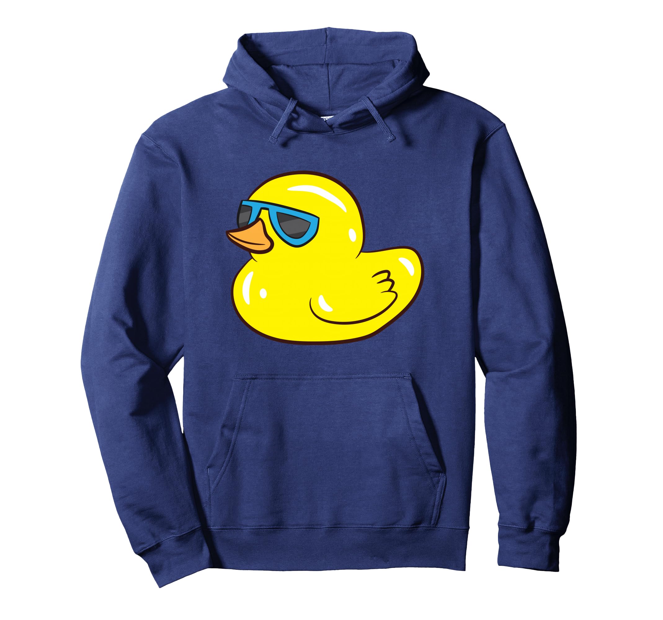 Cute Rubber Duck With Sunglasses Love Rubber Ducks Pullover Hoodie