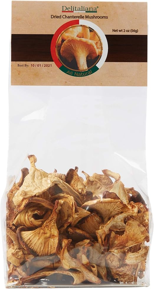 Dried Chanterelle Mushrooms 2 Ounce Amazon.ca Grocery
