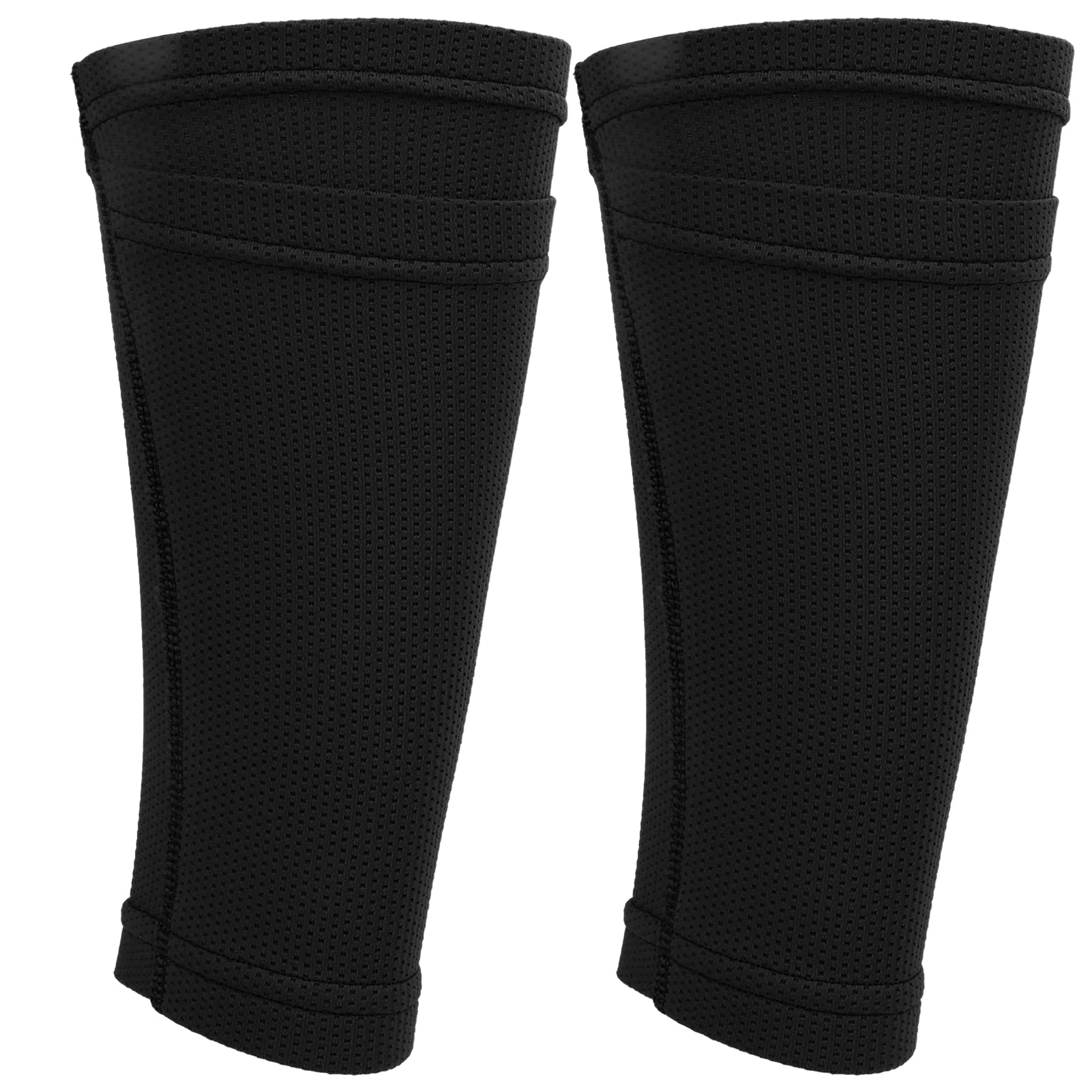 01 Football Shin Guards Sleeve, No Restraint or Waterproof Double Layer Shin Guard Socks Football Shin Guards Shin Guards for Football Training For(Youth/M)