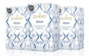 Pukka Detox, Organic Herbal Tea with Aniseed, Fennel & Cardamom (3 Pack, 60 Tea bags)