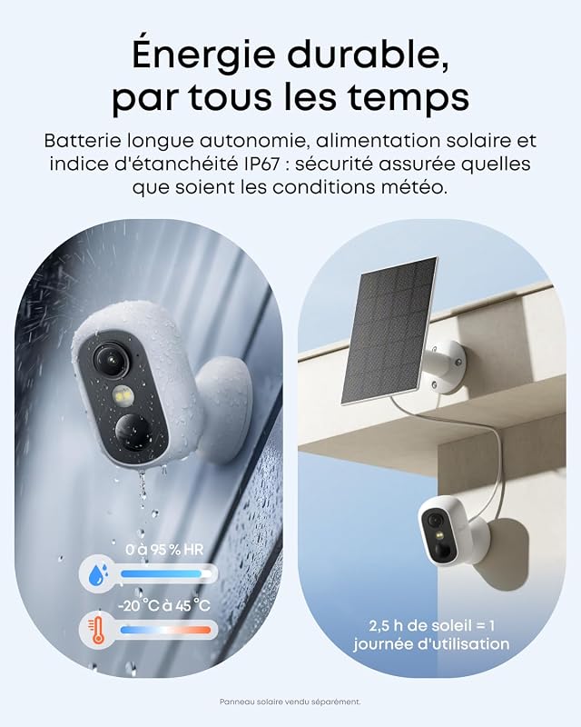 eufyCam C35 Caméra Surveillance WiFi extérieur sans Fil
