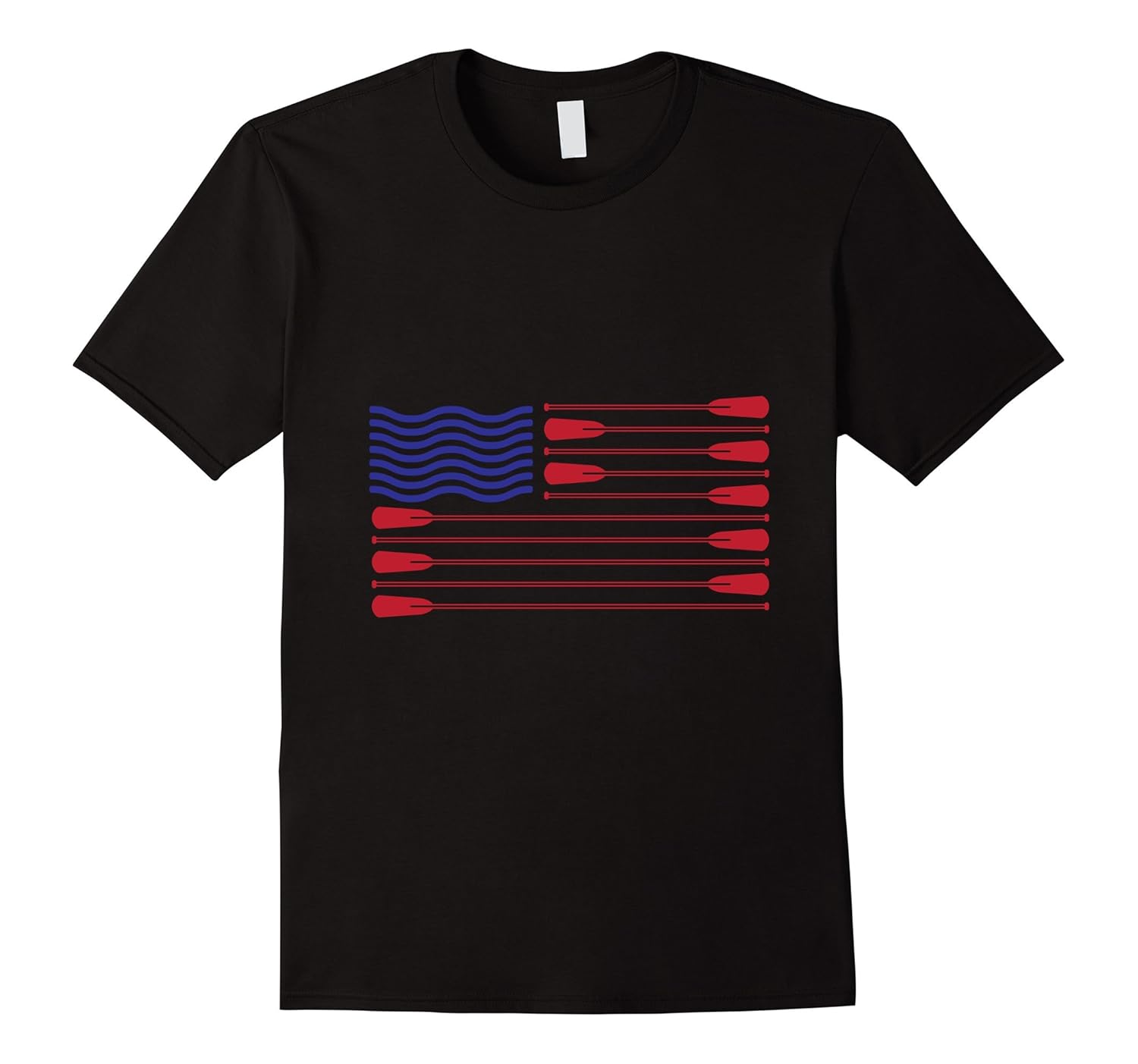 American Flag Crew Rowing TShirt Rowing Oar TeeRT Rateeshirt